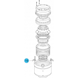 item#19 11 in - 10000 psi Wedge Cover Model Spherical Shaffer Style BOP Anchor Shackle