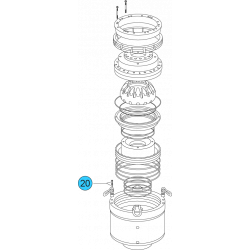 item#20 13 5/8 - 5000 psi Wedge Cover Model Spherical Shaffer Style BOP Socket Head