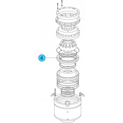 item#4 18 3/4 - 5000 psi Wedge Cover Model Spherical Shaffer Style BOP Adapter Ring
