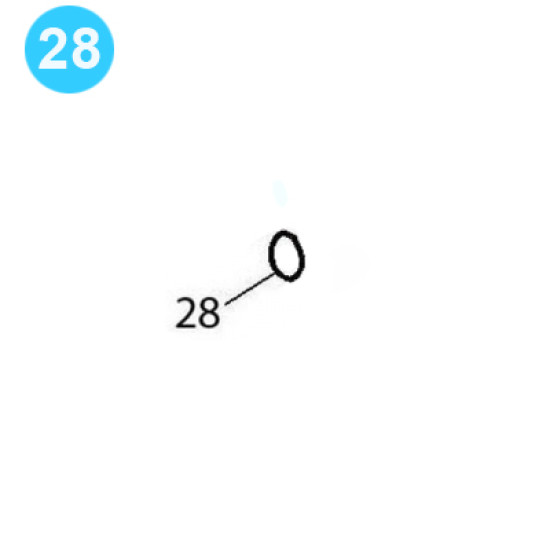 item#28 PZ-11 Fluid-end and Cylinder Parts Gardner Denver Style O-Ring Discharge Manifold PZ-11 Fluid End & Cylinder Parts image