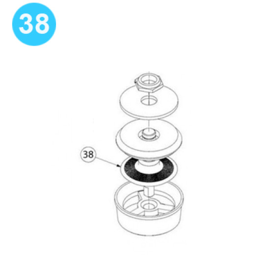 item#38 PZ-10 Fluid-end and Cylinder Parts Gardner Denver Style Premium Valve Assy. PZ-10 Fluid End & Cylinder Parts image