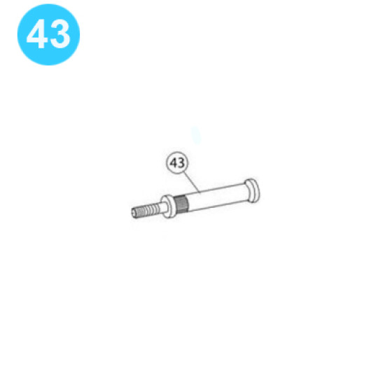 item#43 PZ-10 Fluid-end and Cylinder Parts Gardner Denver Style Piston Rod image