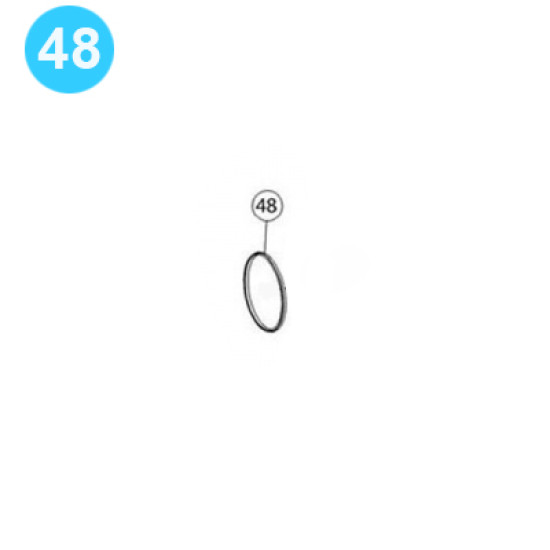 item#48 PZ-10 Fluid-end and Cylinder Parts Gardner Denver Style Gasket Liner image