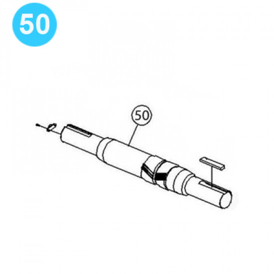 item#50 PZ-10 Gear Driving Parts, Eccentric Gardner Denver Style Jackshaft PZ-10 Gear Driving Parts, Eccentric image