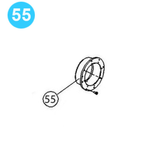 item#55 PZ-11 Gear Driving Parts, Eccentric Gardner Denver Style Housing-Bearing PZ-11 Gear Driving Parts, Eccentric image