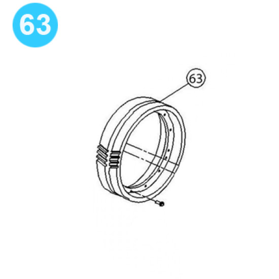 item#63 PZ-11 Gear Driving Parts, Eccentric Gardner Denver Style Gear Driven image