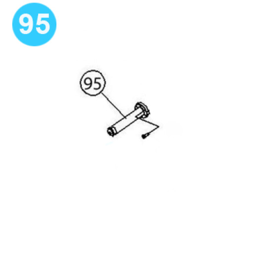 item#95 PZ-11 Gear Driving Parts, Eccentric Gardner Denver Style Rod-Extension image