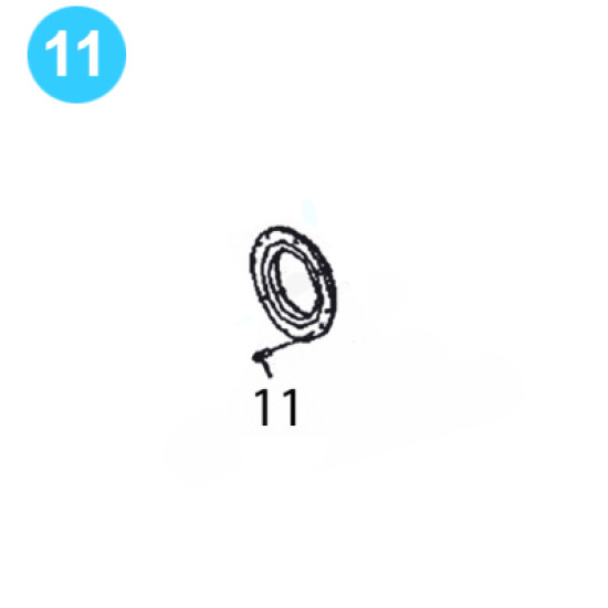 item#11 PZ-11HP Drive Parts Gardner Denver Style Screw, Retainer Plate image