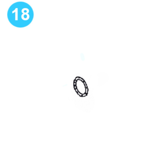 item#18 PZ-11HP Drive Parts Gardner Denver Style Shim (0.002) image