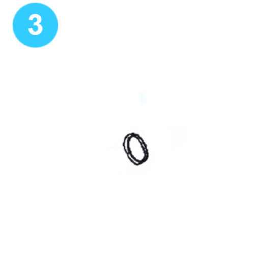 item#3 PZ-11HP Drive Parts Gardner Denver Style Spacer PZ-11 HP Drive Parts image