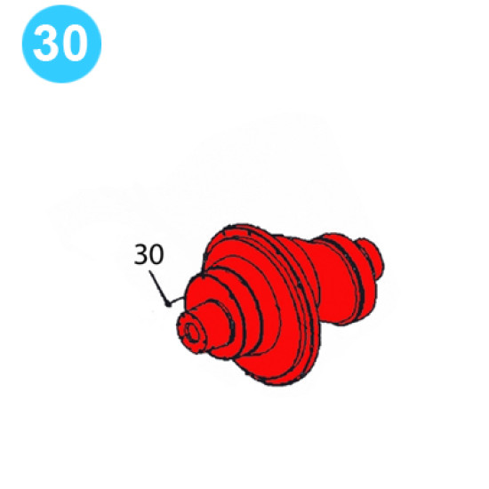 item#30 PZ-11HP Drive Parts Gardner Denver Style Plate-Retaining PZ-11 HP Drive Parts image