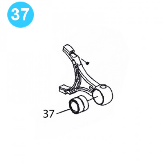item#37 PZ-11HP Drive Parts Gardner Denver Style Bearing-Roller PZ-11 HP Drive Parts image