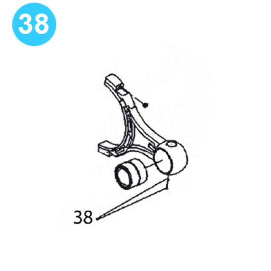 item#38 PZ-11HP Drive Parts Gardner Denver Style Pin-Lock PZ-11 HP Drive Parts image