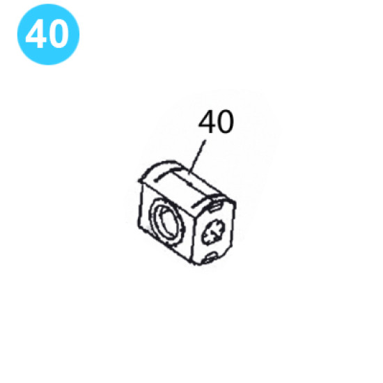 item#40 PZ-11HP Drive Parts Gardner Denver Style Crosshead image