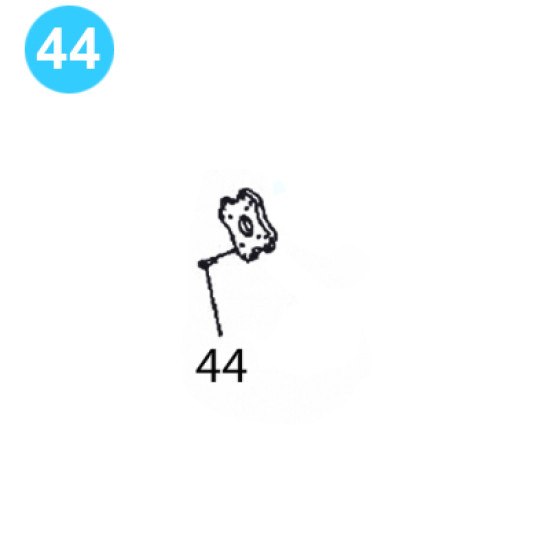 item#44 PZ-11HP Drive Parts Gardner Denver Style Screw, Crosshead Pin Retainer PZ-11 HP Drive Parts image