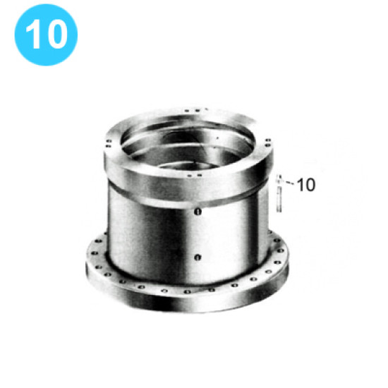 Showing image for item#10 21 1/4 in - 5000 psi Wedge Cover Dual Model Spherical Shaffer Style BOP Nut item#10 21 1/4 in - 5000 psi Wedge Cover Dual Model Spherical Shaffer Style BOP Nut 21-1/4