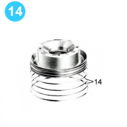 item#14 16 3/4 in - 5000 psi Wedge Cover Dual Model Spherical Shaffer Style BOP  Seal Piston O.D. item#14 16 3/4 in - 5000 psi Wedge Cover Dual Model Spherical Shaffer Style BOP  Seal Piston O.D.