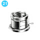 item#21 21 1/4 in - 5000 psi Wedge Cover Dual Model Spherical Shaffer Style BOP Pipe Plug 2