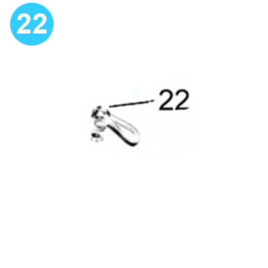 item#22 21 1/4 in - 5000 psi Wedge Cover Dual Model Spherical Shaffer Style BOP Lifting Eye 21-1/4