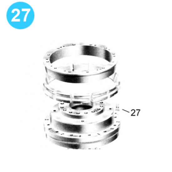 Showing image for item#27 16 3/4 in - 5000 psi Wedge Cover Dual Model Spherical Shaffer Style BOP Key item#27 16 3/4 in - 5000 psi Wedge Cover Dual Model Spherical Shaffer Style BOP Key image