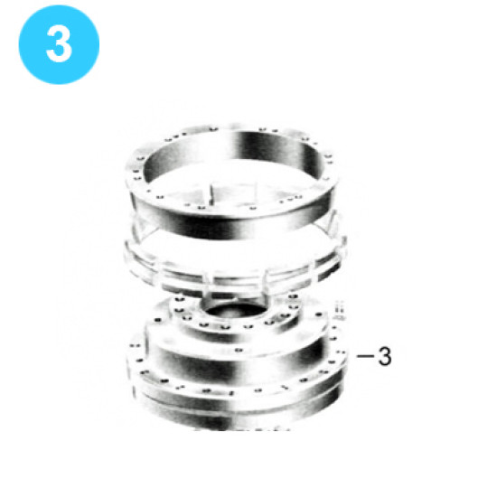 Showing image for item#3 18 3/4 in - 5000 psi Wedge Cover Dual Model Spherical Shaffer Style BOP Upper Housing item#3 18 3/4 in - 5000 psi Wedge Cover Dual Model Spherical Shaffer Style BOP Upper Housing image