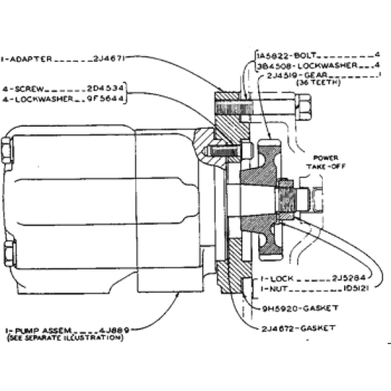 Showing image for CATERPILLAR 4J0889 CATERPILLAR 4J0889 Aftermarket Pumps image