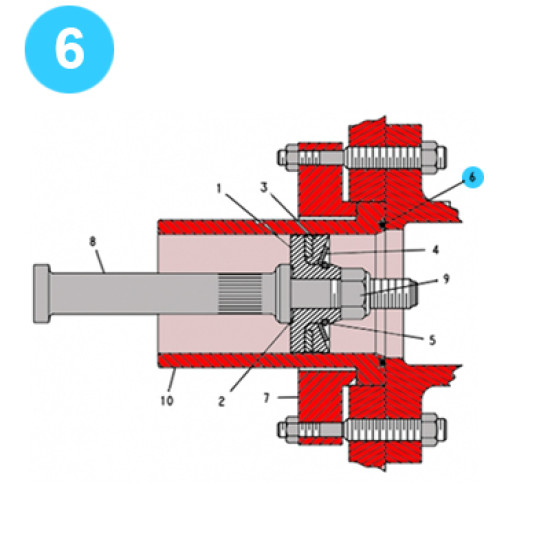 item#6 TEE Piston and Liners 2x5