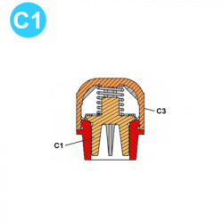 item#C1 TEE Piston and Liners 2x5" Gardner Denver Style Valve-Fluid Assembly item#C1 TEE Piston and Liners 2x5" Gardner Denver Style Valve-Fluid Assembly