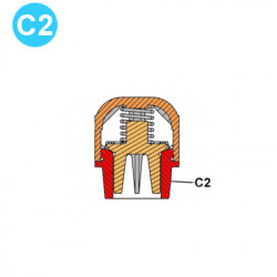 item#C2 TEE Piston and Liners 2x5" Gardner Denver Style Seat-Valve item#C2 TEE Piston and Liners 2x5" Gardner Denver Style Seat-Valve