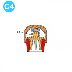 item#C4 TEE Piston and Liners 2x5" Gardner Denver Style Spring item#C4 TEE Piston and Liners 2x5" Gardner Denver Style Spring