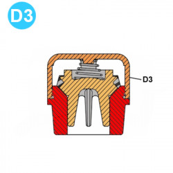 item#D3 TEE Piston and Liners 2x5" Gardner Denver Style Cage Valve item#D3 TEE Piston and Liners 2x5" Gardner Denver Style Cage Valve