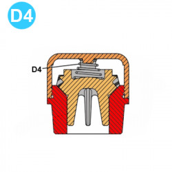 item#D4 TEE Piston and Liners 2x5" Gardner Denver Style Spring item#D4 TEE Piston and Liners 2x5" Gardner Denver Style Spring