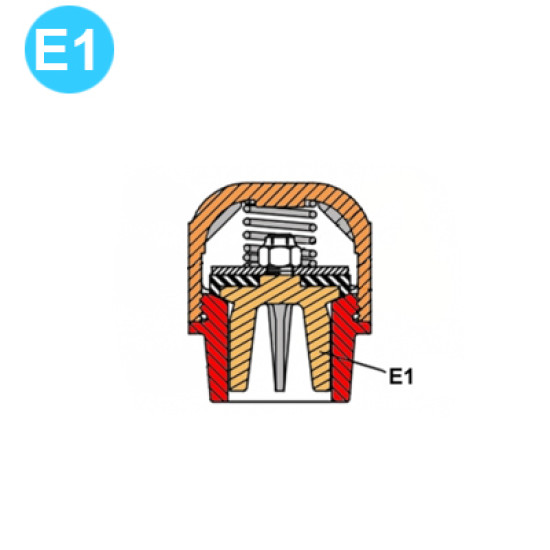 item#E1 TEE Piston and Liners 2x5