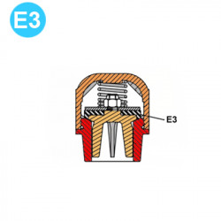 item#E3 TEE Piston and Liners 2x5" Gardner Denver Style Insert item#E3 TEE Piston and Liners 2x5" Gardner Denver Style Insert