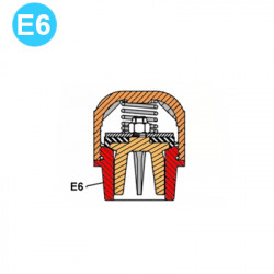 item#E6 TEE Piston and Liners 2x5" Gardner Denver Style Seat item#E6 TEE Piston and Liners 2x5" Gardner Denver Style Seat