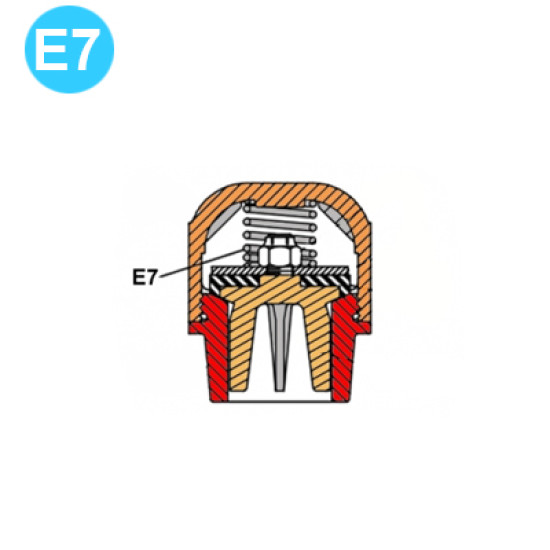 item#E7 TEE Piston and Liners 2x5