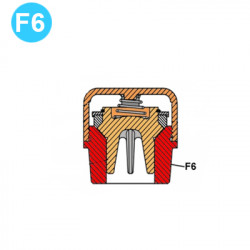 item#F6 TEE Piston and Liners 2x5" Gardner Denver Style Seat item#F6 TEE Piston and Liners 2x5" Gardner Denver Style Seat