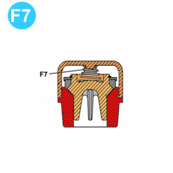 item#F7 TEE Piston and Liners 2x5" Gardner Denver Style Spring item#F7 TEE Piston and Liners 2x5" Gardner Denver Style Spring