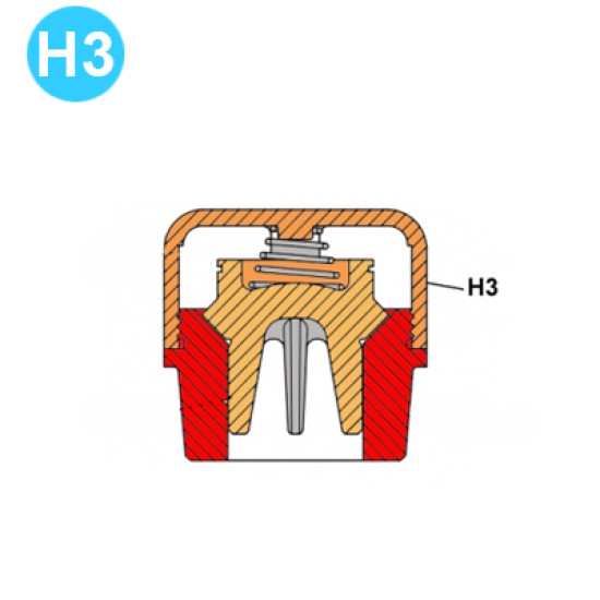 item#H3 TEE Piston and Liners 2x5
