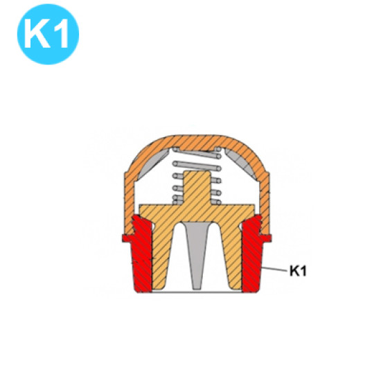 item#K1 TEE Piston and Liners 2x5