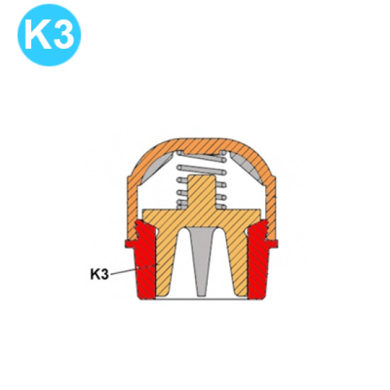 item#K3 TEE Piston and Liners 2x5
