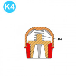 item#K4 TEE Piston and Liners 2x5" Gardner Denver Style Spring item#K4 TEE Piston and Liners 2x5" Gardner Denver Style Spring
