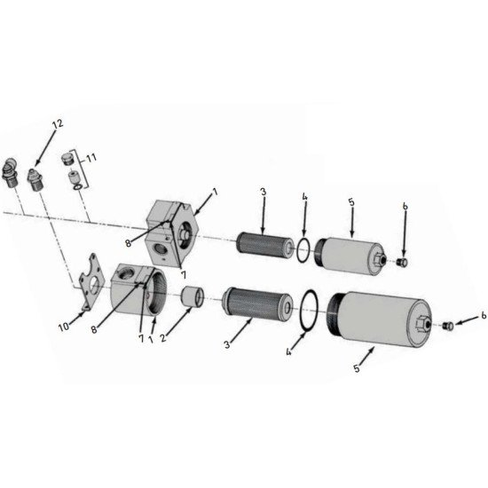 Showing image for 30PD120QVM2KS164 15P/30P Series 30PD120QVM2KS164 15P/30P Series Hydraulic & Fuel Filtration image