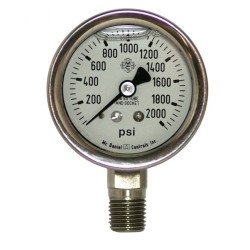 Q3C 2" (50mm) 1/4" NPT with Standard Bottom Connection - Filled or Fillable Q3C 2" (50mm) 1/4" NPT with Standard Bottom Connection - Filled or Fillable