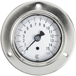 R7DP 1 1/2" (40MM) 1/8" NPT with Panel Mount Connection - Non-Fillable R7DP 1 1/2" (40MM) 1/8" NPT with Panel Mount Connection - Non-Fillable