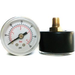 R8DL 1 1/2" (40MM) 1/8" NPT with Center Back Connection - Non-Fillable R8DL 1 1/2" (40MM) 1/8" NPT with Center Back Connection - Non-Fillable