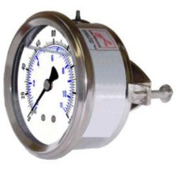 T6EU 2" (50mm) 1/4 NPT with U-Clamp. Brass/Bronze Internals - Filled T6EU 2" (50mm) 1/4 NPT with U-Clamp. Brass/Bronze Internals - Filled