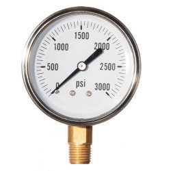 T7E 2" (50mm) 1/4 NPT with Standard Bottom Connection. Brass/Bronze Internals - Non-Filled T7E 2" (50mm) 1/4 NPT with Standard Bottom Connection. Brass/Bronze Internals - Non-Filled