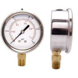 JE-GF 2 1/2" (63mm) 1/4" NPT with Standard Bottom Connection - Fillable JE-GF 2 1/2" (63mm) 1/4" NPT with Standard Bottom Connection - Fillable