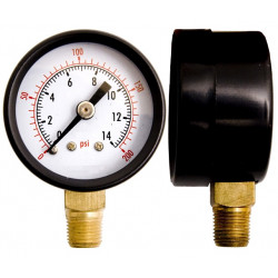 J8S 2 1/2" (63mm) 1/4" NPT with Standard Bottom Connection Non-Fillable J8S 2 1/2" (63mm) 1/4" NPT with Standard Bottom Connection Non-Fillable